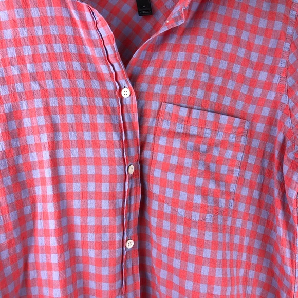 J. Crew Gingham Button Down - Picture 6 of 13